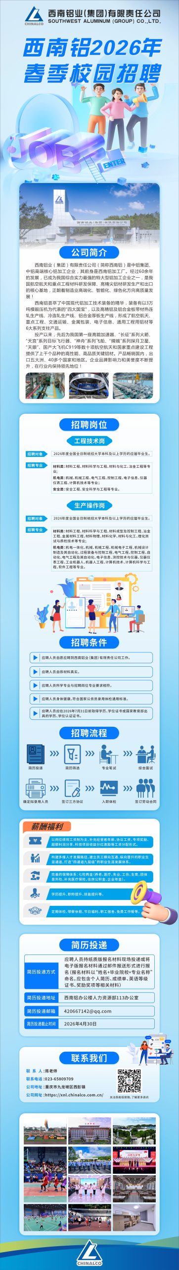 西南铝2026年春季校园招聘